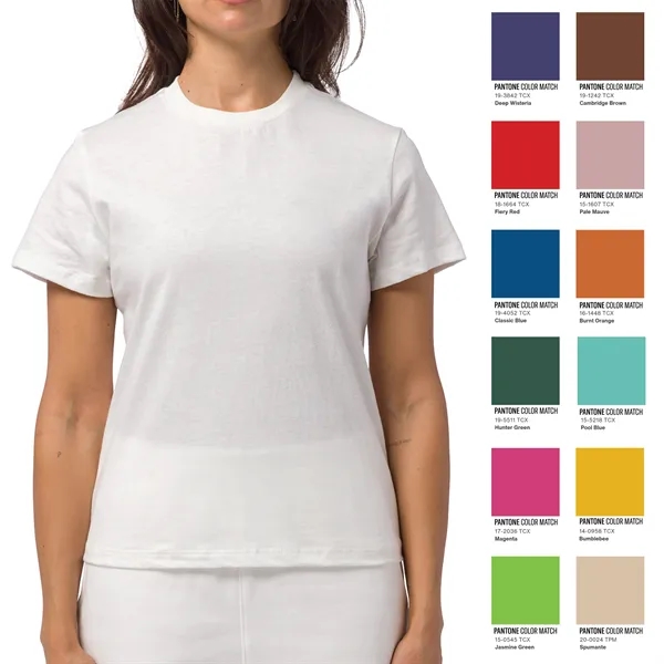 Pantone Custom Color Shrunken T-Shirt Sustainable Cotton - Pantone Custom Color Shrunken T-Shirt Sustainable Cotton - Image 0 of 0