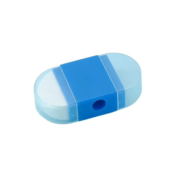 2 in 1 Pencil Sharpener Eraser Combo Portable School Supply - 2 in 1 Pencil Sharpener Eraser Combo Portable School Supply - Image 8 of 11