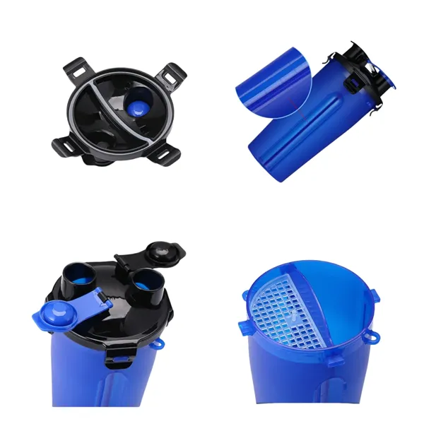 Portable Pet Water Bottle With Collapsible Bowl - Portable Pet Water Bottle With Collapsible Bowl - Image 2 of 4