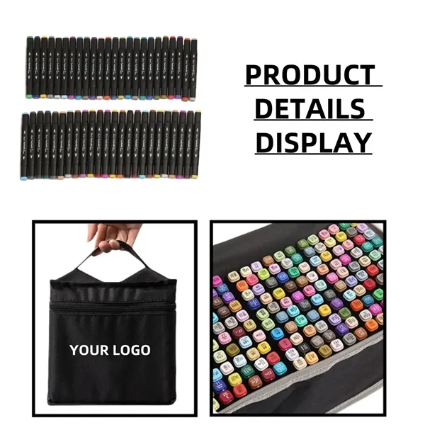 48 Color Double Ended Marker Pen Set - 48 Color Double Ended Marker Pen Set - Image 3 of 5