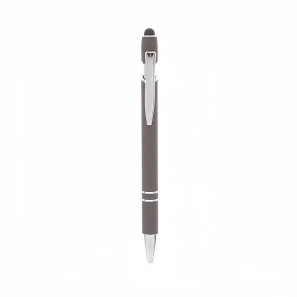 Aluminum Click-Action Ballpoint Pen With Stylus Tip - Aluminum Click-Action Ballpoint Pen With Stylus Tip - Image 1 of 4