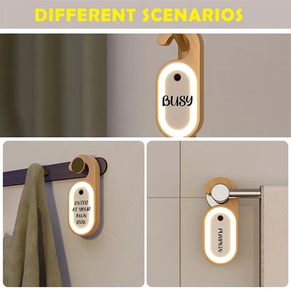 Portable bedroom message memo lamp led door key night light - Portable bedroom message memo lamp led door key night light - Image 4 of 4