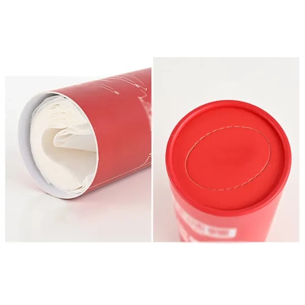 Convenient travel car cylinder holder with facial tissues - Convenient travel car cylinder holder with facial tissues - Image 2 of 4