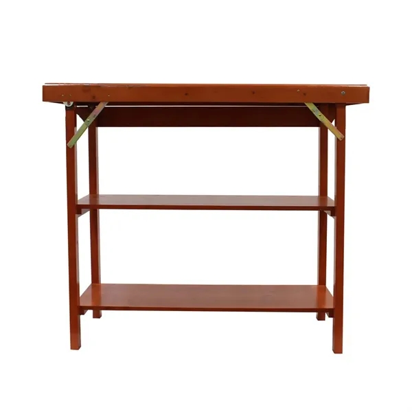 Portable Wood Bar with Full Bleed Wrap - Portable Wood Bar with Full Bleed Wrap - Image 2 of 3