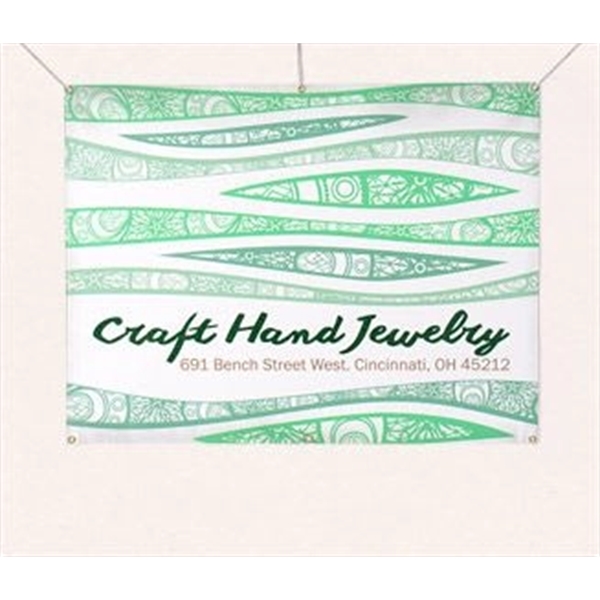 Banner - Canvas, 9oz White Woven Fabric