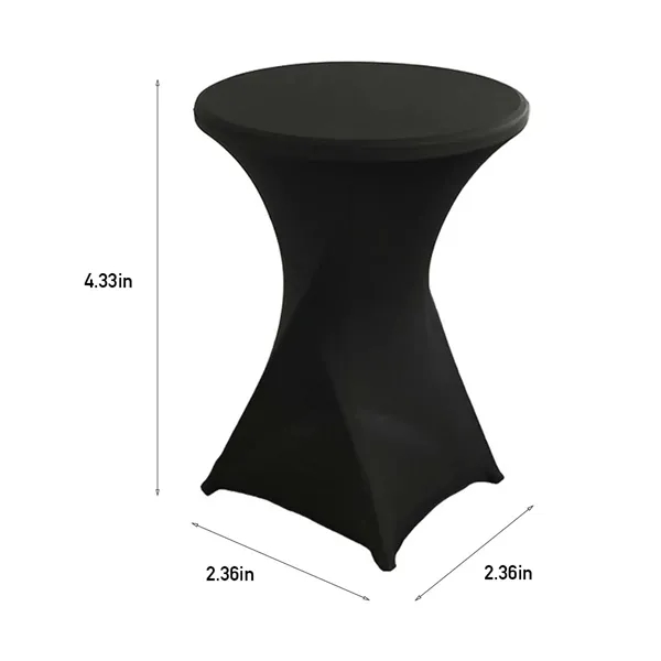 Hotel Bar Banquet Solid Color Round Elastic Table Cover - Hotel Bar Banquet Solid Color Round Elastic Table Cover - Image 1 of 4