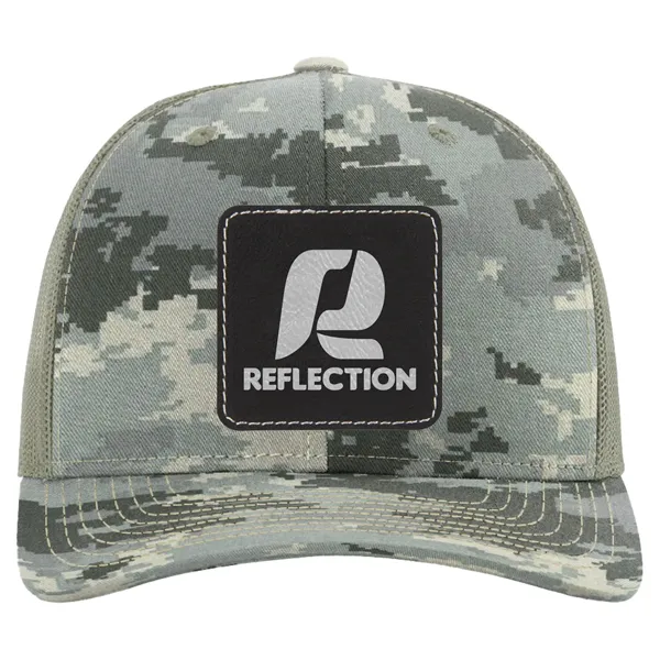 Richardson Snapback Trucker Hat-Leatherette Patch or Embroid - Richardson Snapback Trucker Hat-Leatherette Patch or Embroid - Image 0 of 45