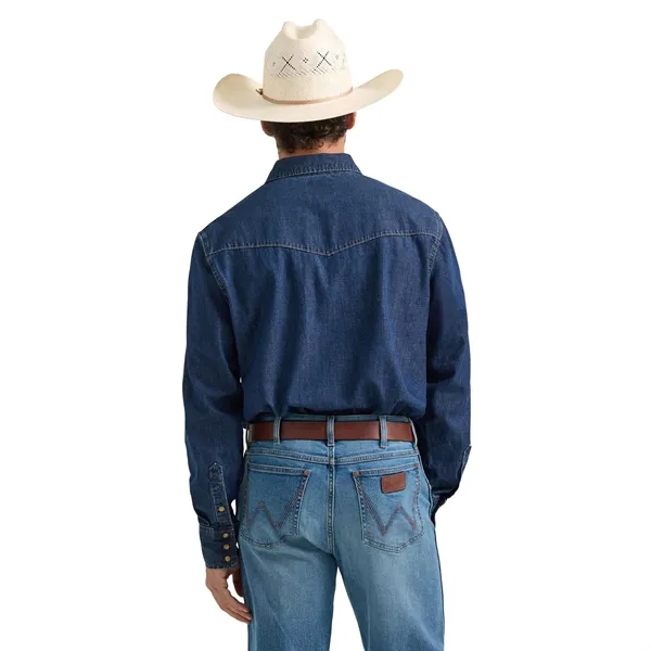 Wrangler® Men's Classic Denim Western Snap Shirt - Wrangler® Men's Classic Denim Western Snap Shirt - Image 1 of 10