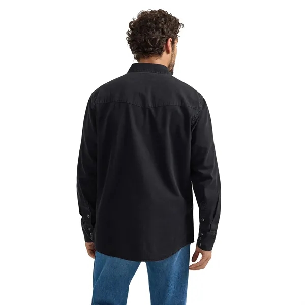 Wrangler® Men's Classic Denim Western Snap Shirt - Wrangler® Men's Classic Denim Western Snap Shirt - Image 6 of 10