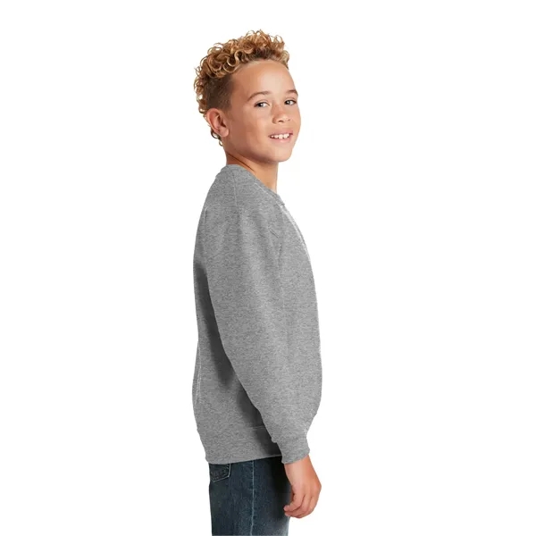 Jerzees - Youth NuBlend Crewneck Sweatshirt. - Jerzees - Youth NuBlend Crewneck Sweatshirt. - Image 13 of 49
