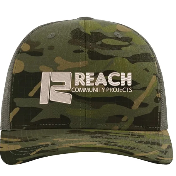 Richardson 112PT Printed Tactical Snapback Trucker Hat - Richardson 112PT Printed Tactical Snapback Trucker Hat - Image 1 of 20