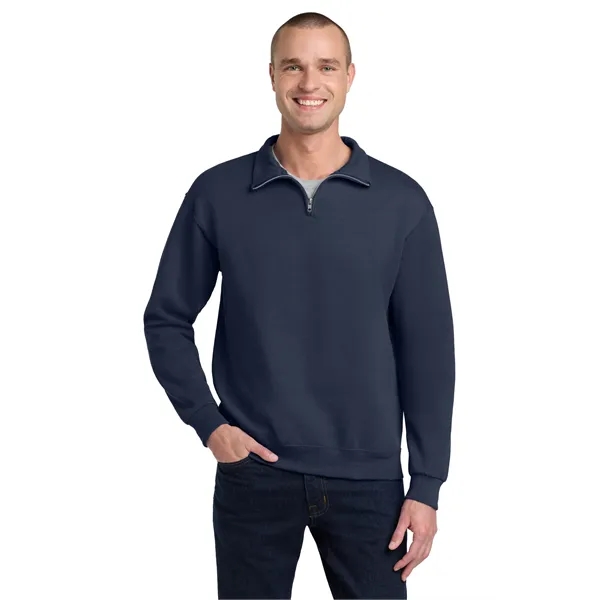 Jerzees - NuBlend 1/4-Zip Cadet Collar Sweatshirt. - Jerzees - NuBlend 1/4-Zip Cadet Collar Sweatshirt. - Image 51 of 59