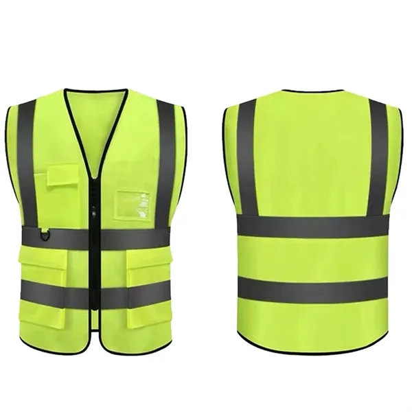 Custom Reflective Safety Vest - Custom Reflective Safety Vest - Image 1 of 4