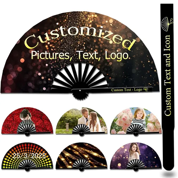 Custom Handheld Clack Fan - Custom Handheld Clack Fan - Image 0 of 3