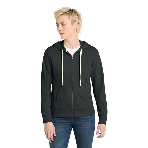 District Women's Re-Fleece Full-Zip Hoodie - District Women's Re-Fleece Full-Zip Hoodie - Image 6 of 27