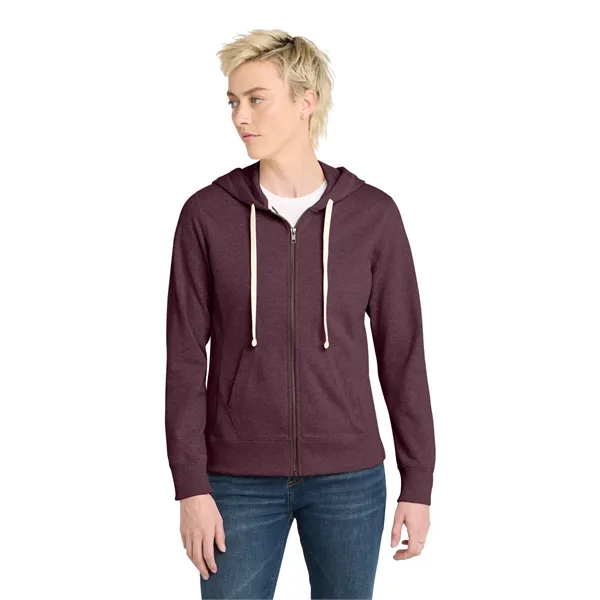 District Women's Re-Fleece Full-Zip Hoodie - District Women's Re-Fleece Full-Zip Hoodie - Image 15 of 27