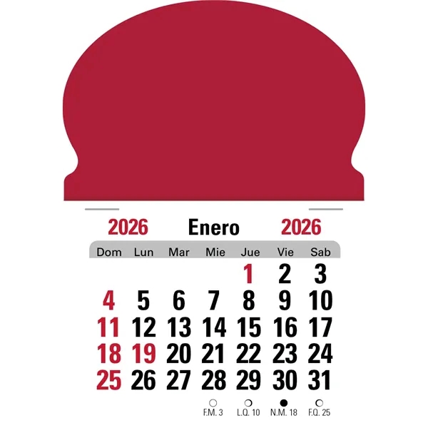 Triumph® Calendars Press-N-Stick Spanish Calendar - Triumph® Calendars Press-N-Stick Spanish Calendar - Image 2 of 2