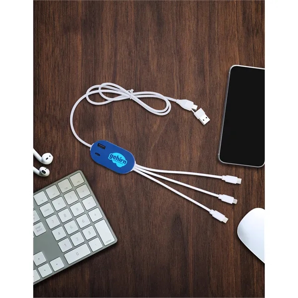 Good Value™ DualLink Charging Cable 2A with USB Hub - Good Value™ DualLink Charging Cable 2A with USB Hub - Image 3 of 3
