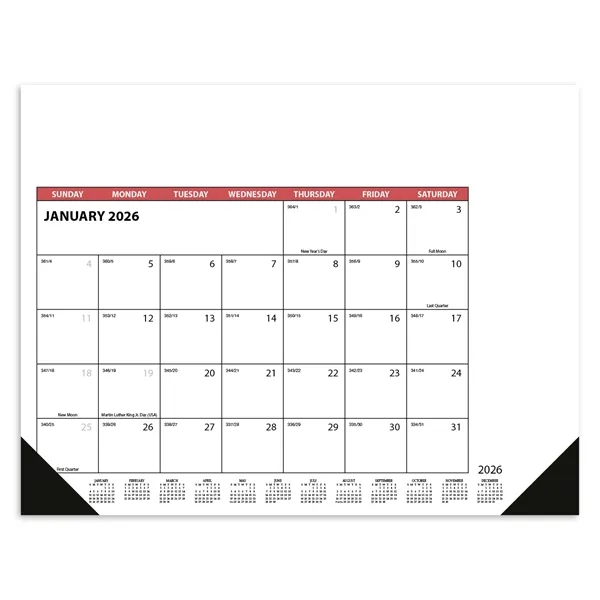 Skinner & Kennedy™ Desk Pad Calendar - Skinner & Kennedy™ Desk Pad Calendar - Image 4 of 6