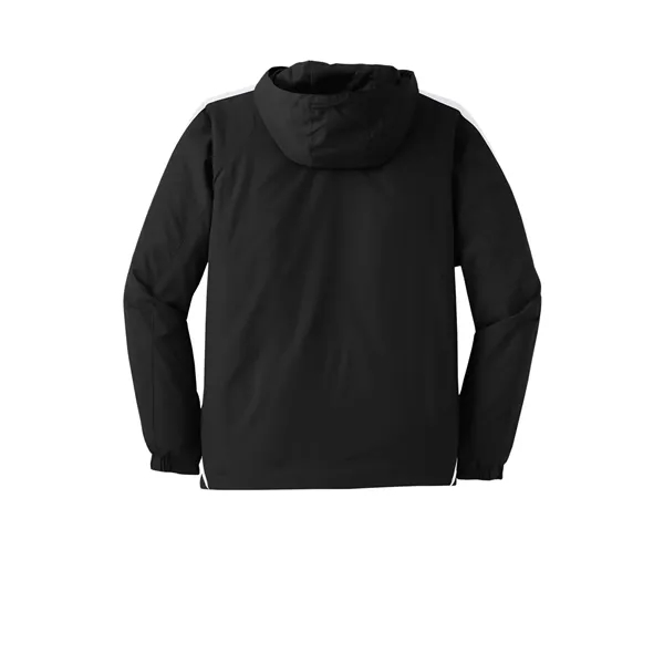Sport-Tek Colorblock Raglan Anorak. - Sport-Tek Colorblock Raglan Anorak. - Image 4 of 14