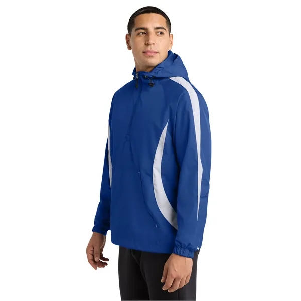Sport-Tek Colorblock Raglan Anorak. - Sport-Tek Colorblock Raglan Anorak. - Image 7 of 14