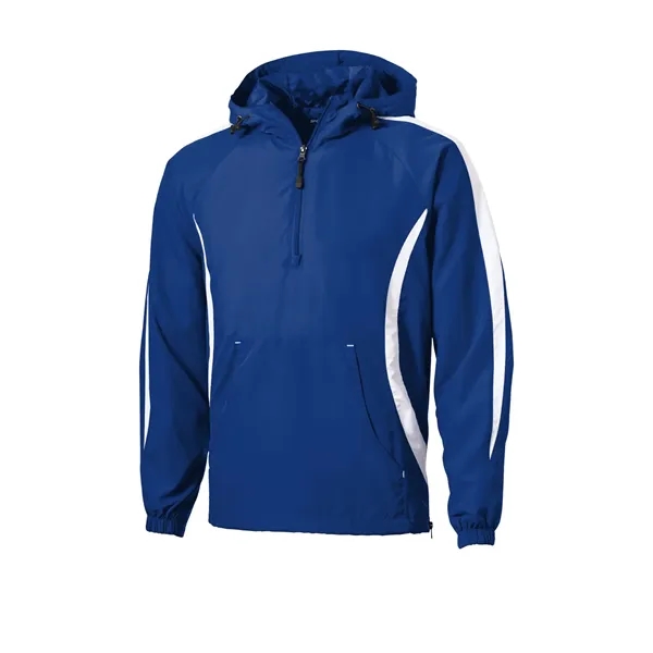 Sport-Tek Colorblock Raglan Anorak. - Sport-Tek Colorblock Raglan Anorak. - Image 8 of 14