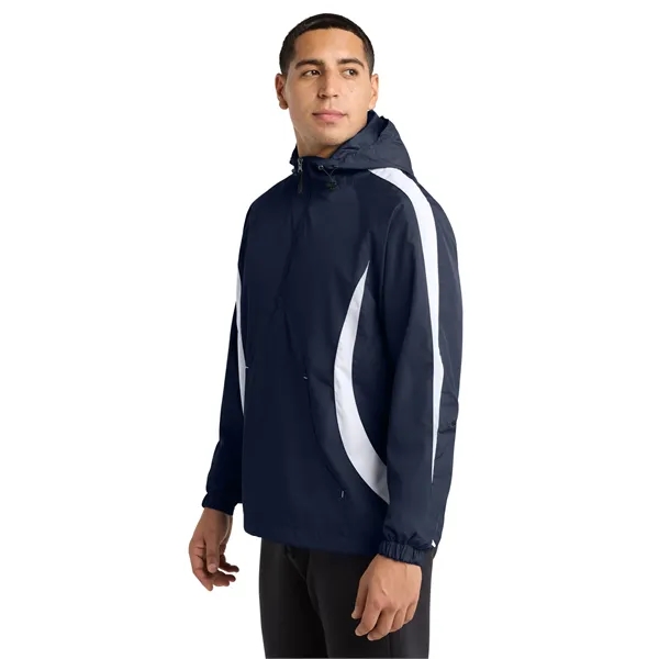 Sport-Tek Colorblock Raglan Anorak. - Sport-Tek Colorblock Raglan Anorak. - Image 12 of 14