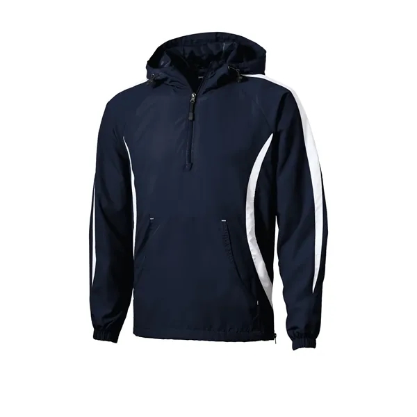 Sport-Tek Colorblock Raglan Anorak. - Sport-Tek Colorblock Raglan Anorak. - Image 13 of 14