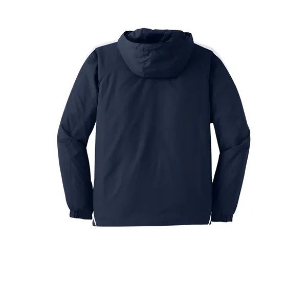 Sport-Tek Colorblock Raglan Anorak. - Sport-Tek Colorblock Raglan Anorak. - Image 14 of 14