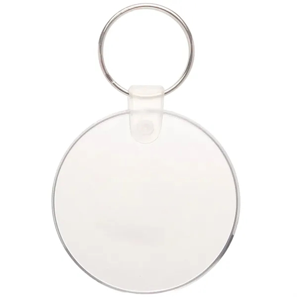 Soft Tag Custom Printed Round Keychains - Soft Tag Custom Printed Round Keychains - Image 6 of 8