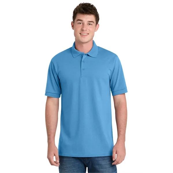 Port & Co Core Blend Jersey Knit Polo. - Port & Co Core Blend Jersey Knit Polo. - Image 0 of 100