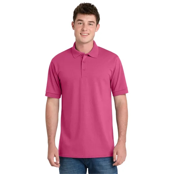 Port & Co Core Blend Jersey Knit Polo. - Port & Co Core Blend Jersey Knit Polo. - Image 92 of 100