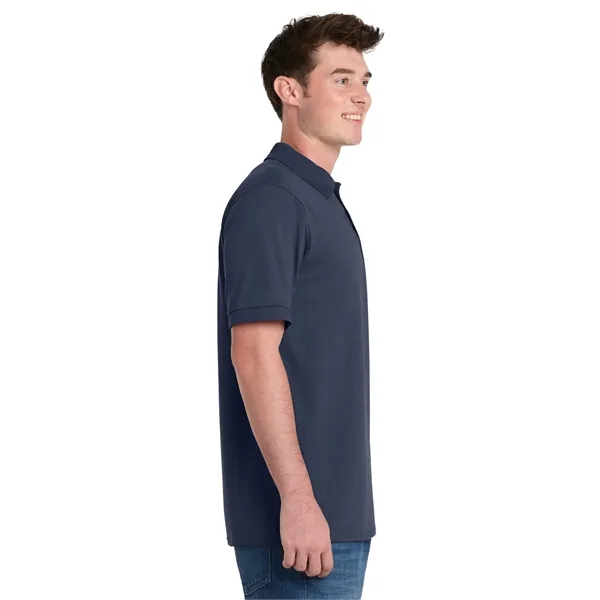 Port & Co Core Blend Jersey Knit Pocket Polo. - Port & Co Core Blend Jersey Knit Pocket Polo. - Image 18 of 35