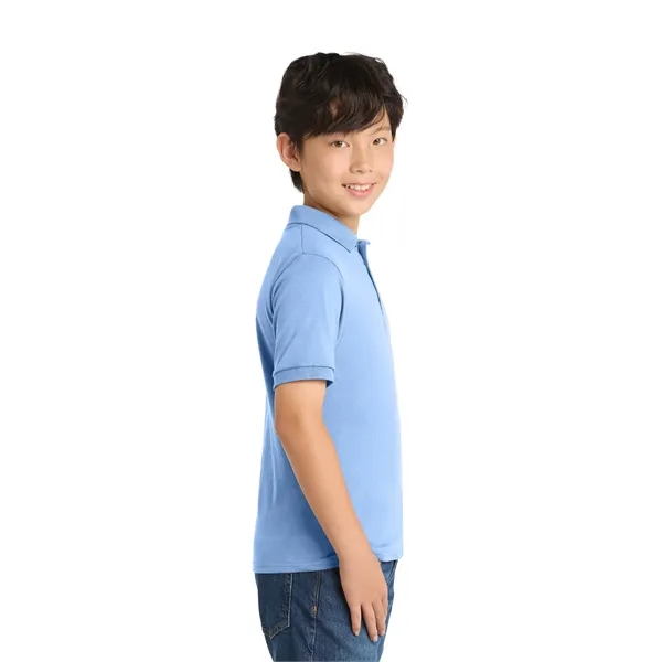 Port & Co Youth Core Blend Jersey Knit Polo. - Port & Co Youth Core Blend Jersey Knit Polo. - Image 26 of 50