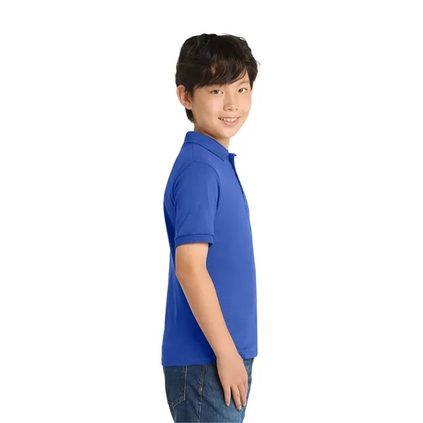 Port & Co Youth Core Blend Jersey Knit Polo. - Port & Co Youth Core Blend Jersey Knit Polo. - Image 41 of 50