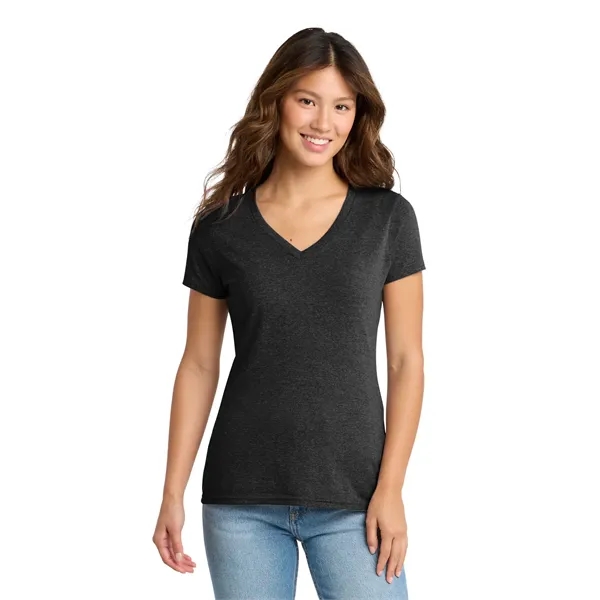 Port & Co Women's Tri-Blend V-Neck Tee. - Port & Co Women's Tri-Blend V-Neck Tee. - Image 5 of 40
