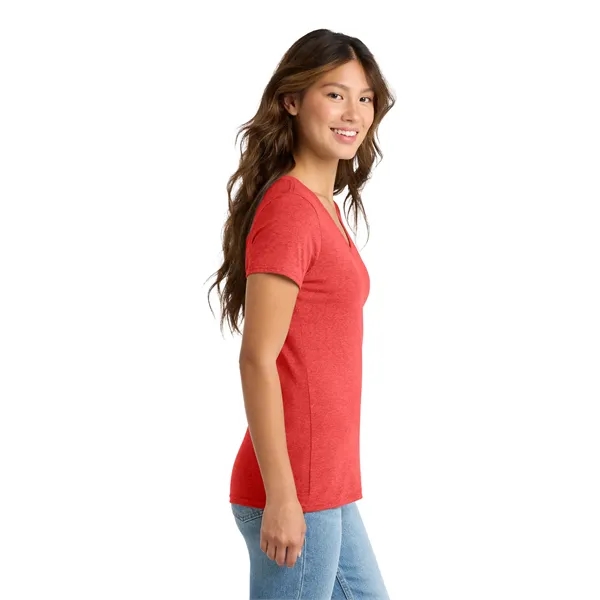 Port & Co Women's Tri-Blend V-Neck Tee. - Port & Co Women's Tri-Blend V-Neck Tee. - Image 12 of 40