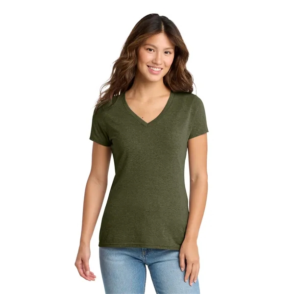 Port & Co Women's Tri-Blend V-Neck Tee. - Port & Co Women's Tri-Blend V-Neck Tee. - Image 20 of 40