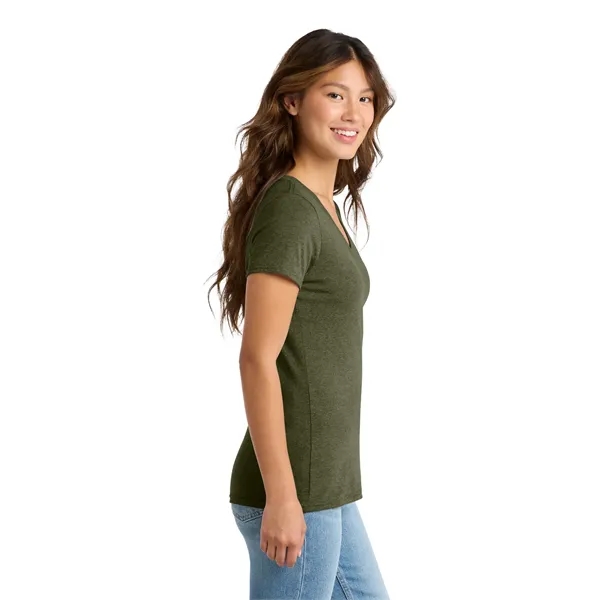 Port & Co Women's Tri-Blend V-Neck Tee. - Port & Co Women's Tri-Blend V-Neck Tee. - Image 22 of 40