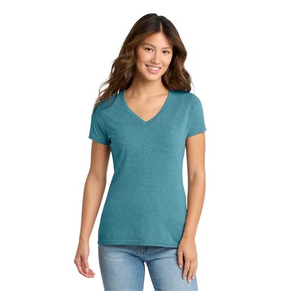 Port & Co Women's Tri-Blend V-Neck Tee. - Port & Co Women's Tri-Blend V-Neck Tee. - Image 29 of 40