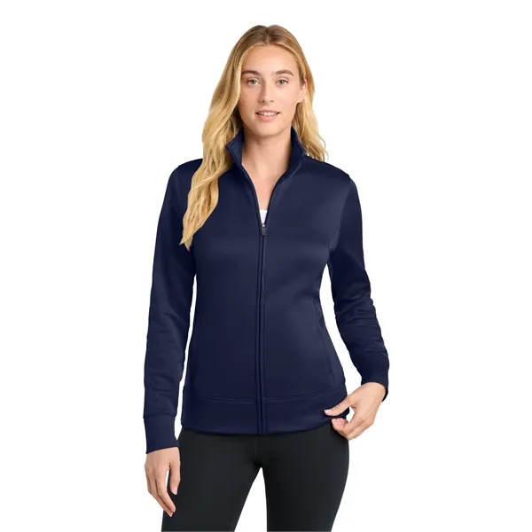 Sport-Tek Women's Sport-Wick Fleece Full-Zip Jacket. - Sport-Tek Women's Sport-Wick Fleece Full-Zip Jacket. - Image 12 of 39