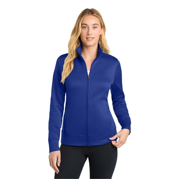 Sport-Tek Women's Sport-Wick Fleece Full-Zip Jacket. - Sport-Tek Women's Sport-Wick Fleece Full-Zip Jacket. - Image 18 of 39