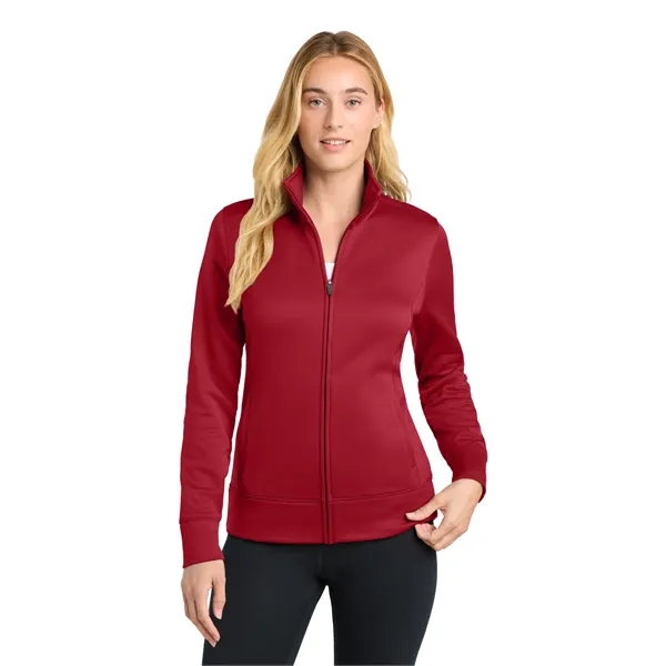 Sport-Tek Women's Sport-Wick Fleece Full-Zip Jacket. - Sport-Tek Women's Sport-Wick Fleece Full-Zip Jacket. - Image 24 of 39