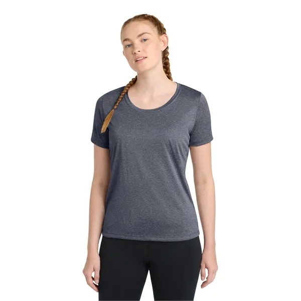 Sport-Tek Women's Heather Contender Scoop Neck Tee. - Sport-Tek Women's Heather Contender Scoop Neck Tee. - Image 17 of 39