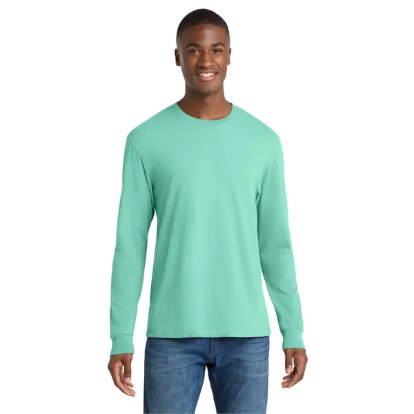 Port & Co Beach Wash Garment-Dyed Long Sleeve Tee - Port & Co Beach Wash Garment-Dyed Long Sleeve Tee - Image 25 of 134