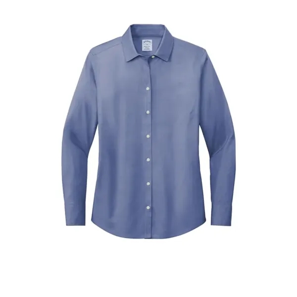 Brooks Brothers Women's Wrinkle-Free Stretch Pinpoint Shirt - Brooks Brothers Women's Wrinkle-Free Stretch Pinpoint Shirt - Image 2 of 4