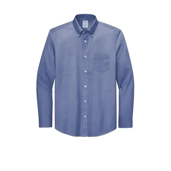 Brooks Brothers Tall Wrinkle-Free Stretch Pinpoint Shirt - Brooks Brothers Tall Wrinkle-Free Stretch Pinpoint Shirt - Image 2 of 4