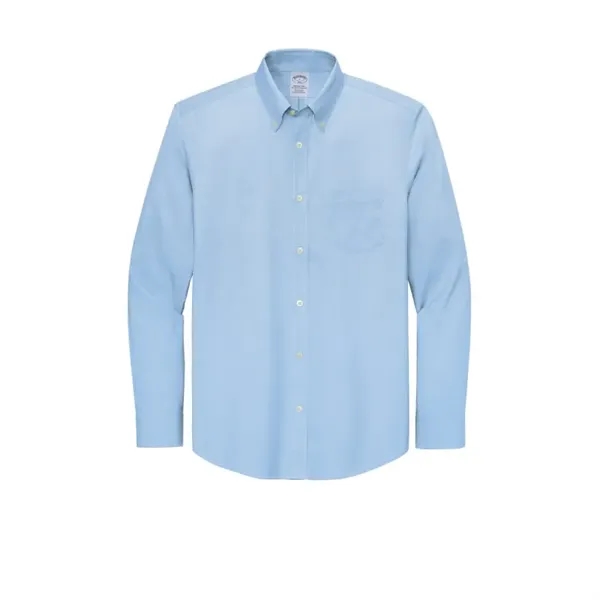 Brooks Brothers Tall Wrinkle-Free Stretch Pinpoint Shirt - Brooks Brothers Tall Wrinkle-Free Stretch Pinpoint Shirt - Image 4 of 4