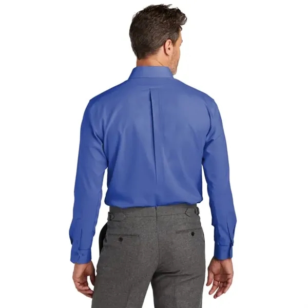 Brooks Brothers Tall Wrinkle-Free Stretch Nailhead Shirt - Brooks Brothers Tall Wrinkle-Free Stretch Nailhead Shirt - Image 0 of 4