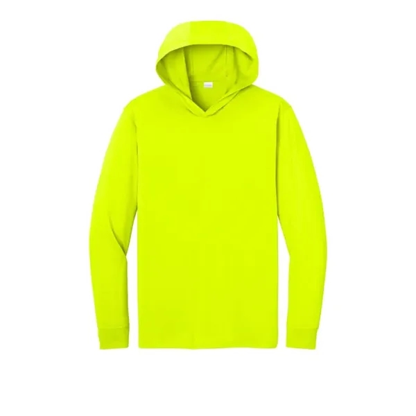 CornerStone Workwear Pro Long Sleeve Hooded Tee - CornerStone Workwear Pro Long Sleeve Hooded Tee - Image 6 of 6